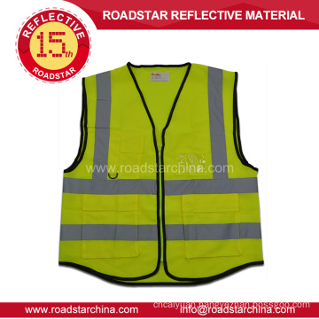 Customized design high visibility reflective security vest